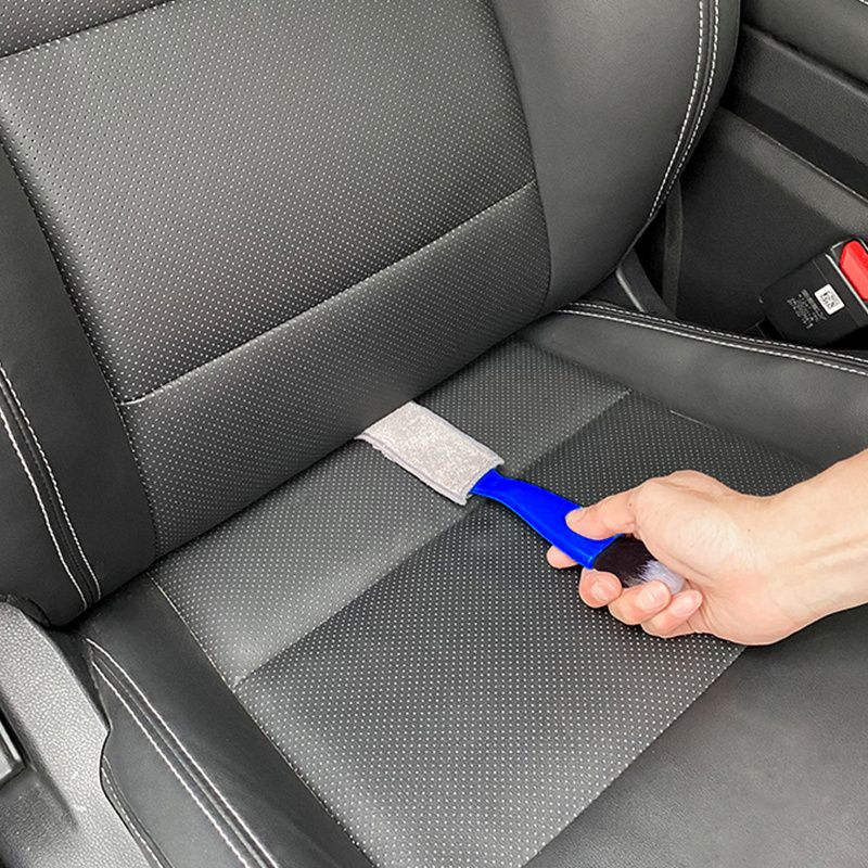 1Pc/Car Cleaning Tools Air Conditioning Air Outlet Cleaning Dust Removal Soft Brush Multifunctional Auto Interior Cleaning Tool