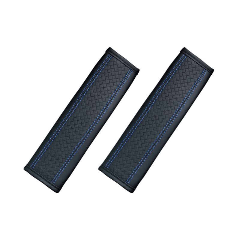 2pcs/set Universal Car Seat Belt Shoulder Cover Comfortable PU Leather Safetybelt Protective Cover Auto Accessories Decorations