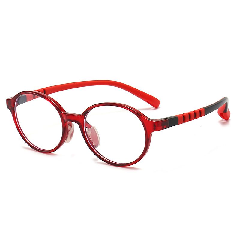 New Anti-blue Light Glasses Primary School Students Myopia Glasses Frame Female Children Silicone Glasses Frame 4-14 Years Old Glasses Frame