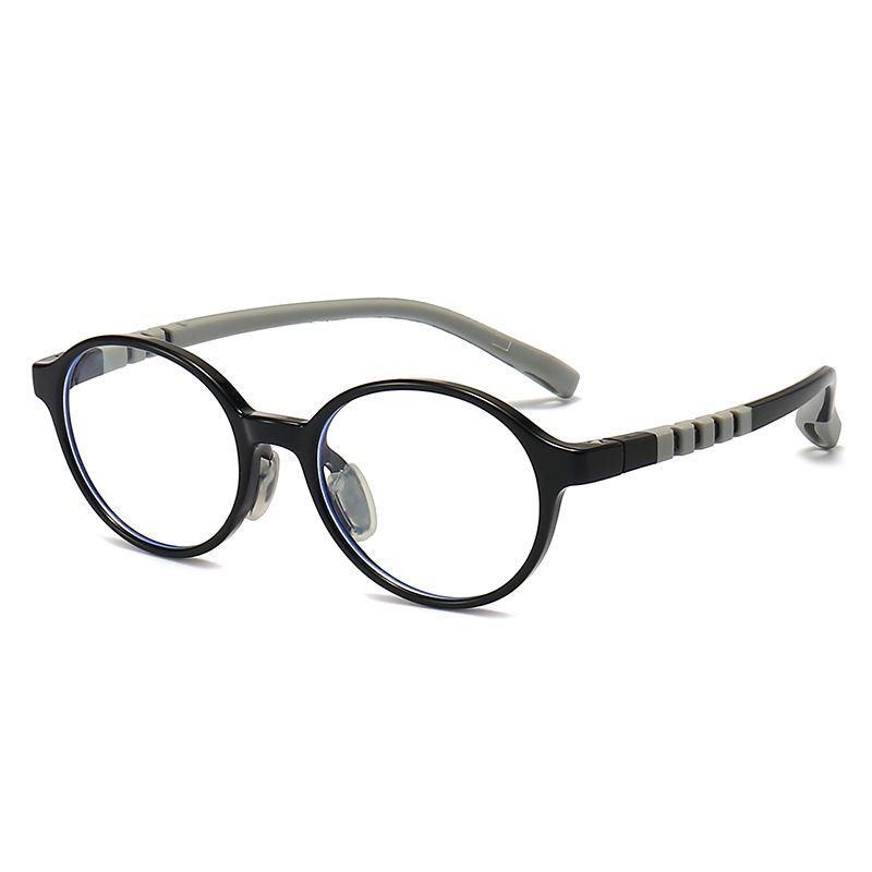 New Anti-blue Light Glasses Primary School Students Myopia Glasses Frame Female Children Silicone Glasses Frame 4-14 Years Old Glasses Frame