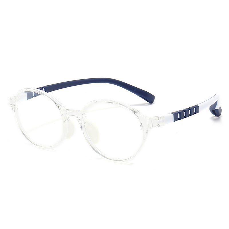 New Anti-blue Light Glasses Primary School Students Myopia Glasses Frame Female Children Silicone Glasses Frame 4-14 Years Old Glasses Frame