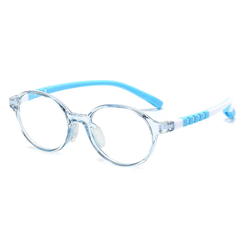 New Anti-blue Light Glasses Primary School Students Myopia Glasses Frame Female Children Silicone Glasses Frame 4-14 Years Old Glasses Frame