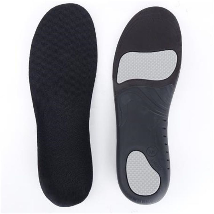 Thickened Heightening Pad Sports Insole Men's Shock Absorption Breathable Sweat Absorbing High Elastic Comfortable High Arch Foot Flat Foot Support Correction