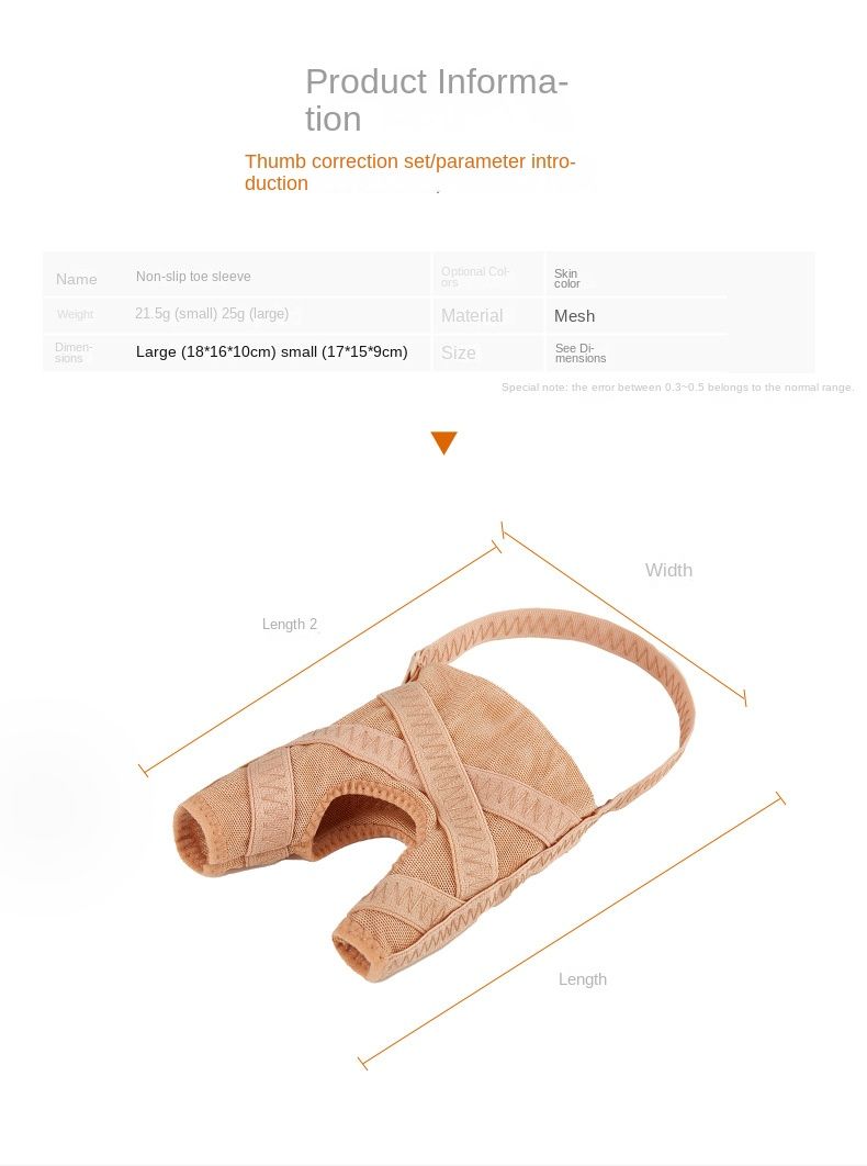 1PAIR Mesh Thumb Valgus Big Female Toe Corrector Female Small Toe Valgus Toe Corrector Big Toe Bone Breathable New