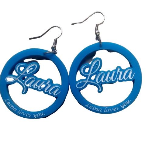 African customized earrings