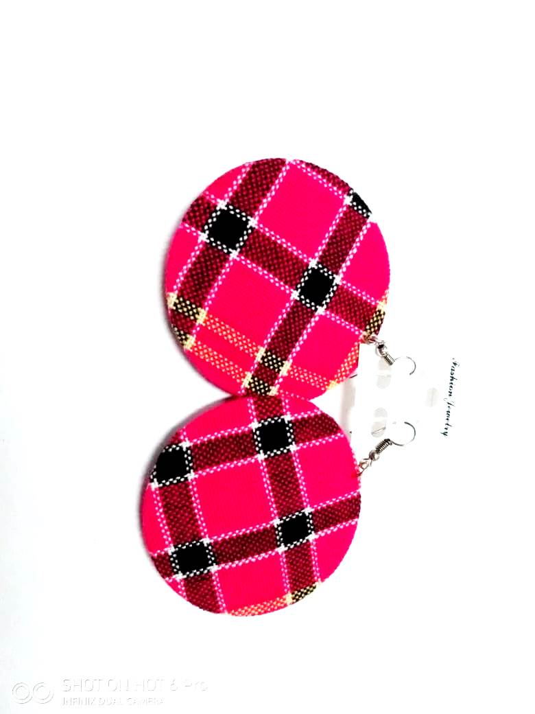 Maasai Shuka Cloth Earrings