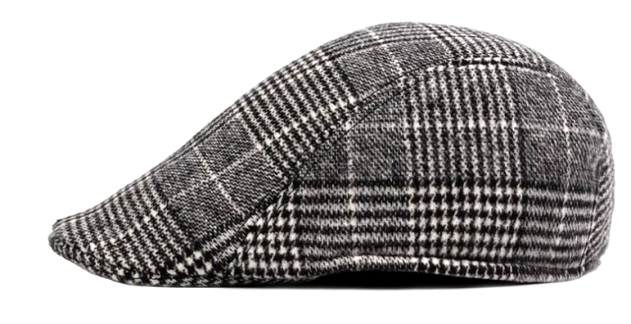 Striped newsboy caps are a stylish variation of the classic newsboy cap, featuring a distinctive striped pattern.