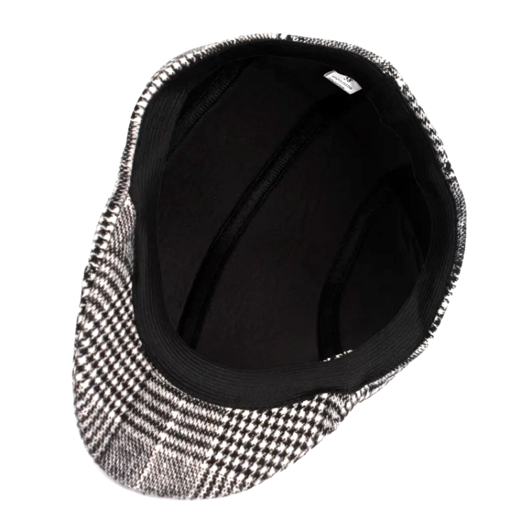 Striped newsboy caps are a stylish variation of the classic newsboy cap, featuring a distinctive striped pattern.