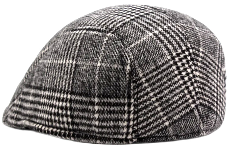Striped newsboy caps are a stylish variation of the classic newsboy cap, featuring a distinctive striped pattern.