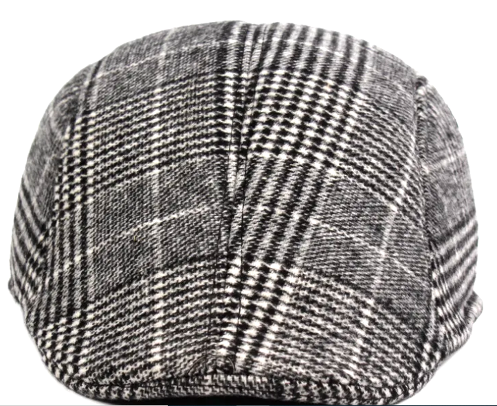 Striped newsboy caps are a stylish variation of the classic newsboy cap, featuring a distinctive striped pattern.