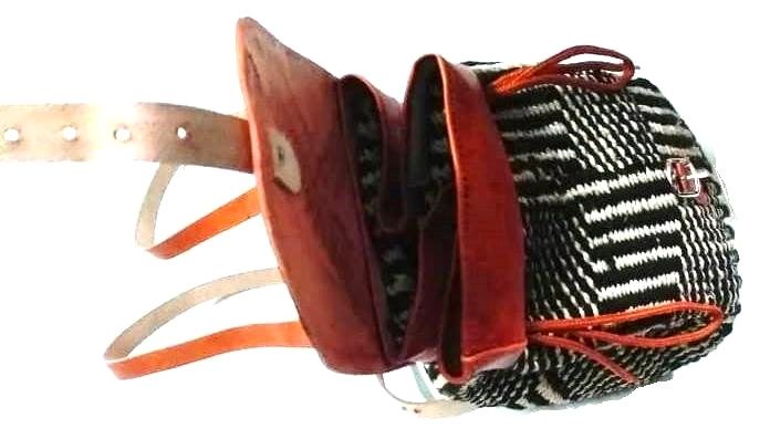 Multicolor Small Fancy Kiondo Backpack – a delightful fusion of style, functionality, and cultural flair