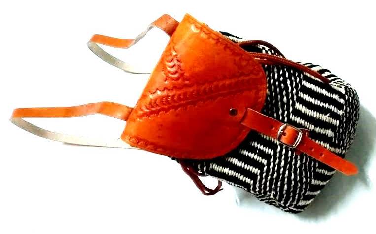 Multicolor Small Fancy Kiondo Backpack – a delightful fusion of style, functionality, and cultural flair