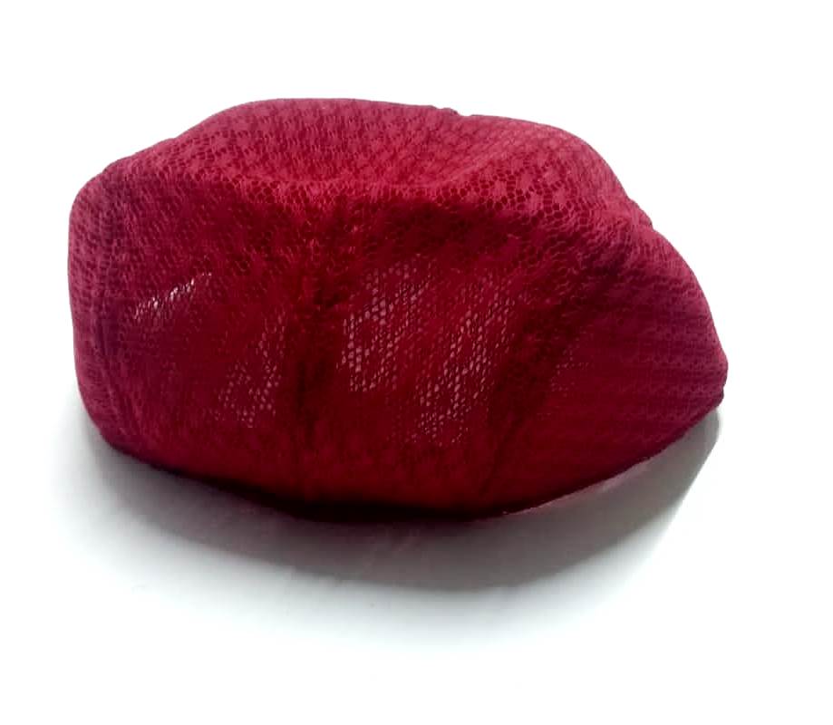 captivating Red Mesh Newsboy Cap, a fusion of timeless style and contemporary flair.