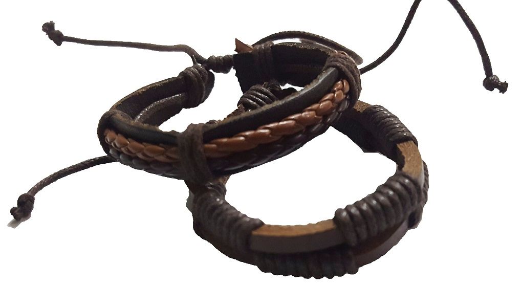 Brown and Black Leather Bracelet for men an exquisite accessory that seamlessly blends timeless class with contemporary allure.