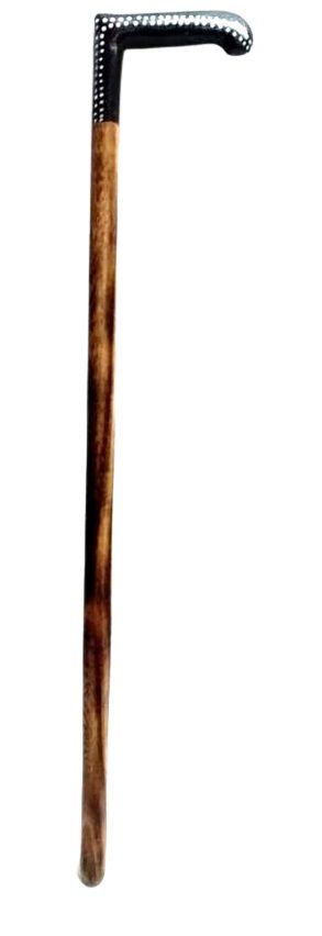 The wooden shaft, sourced from fine timber renowned for its durability and aesthetic appeal, boasts a smooth