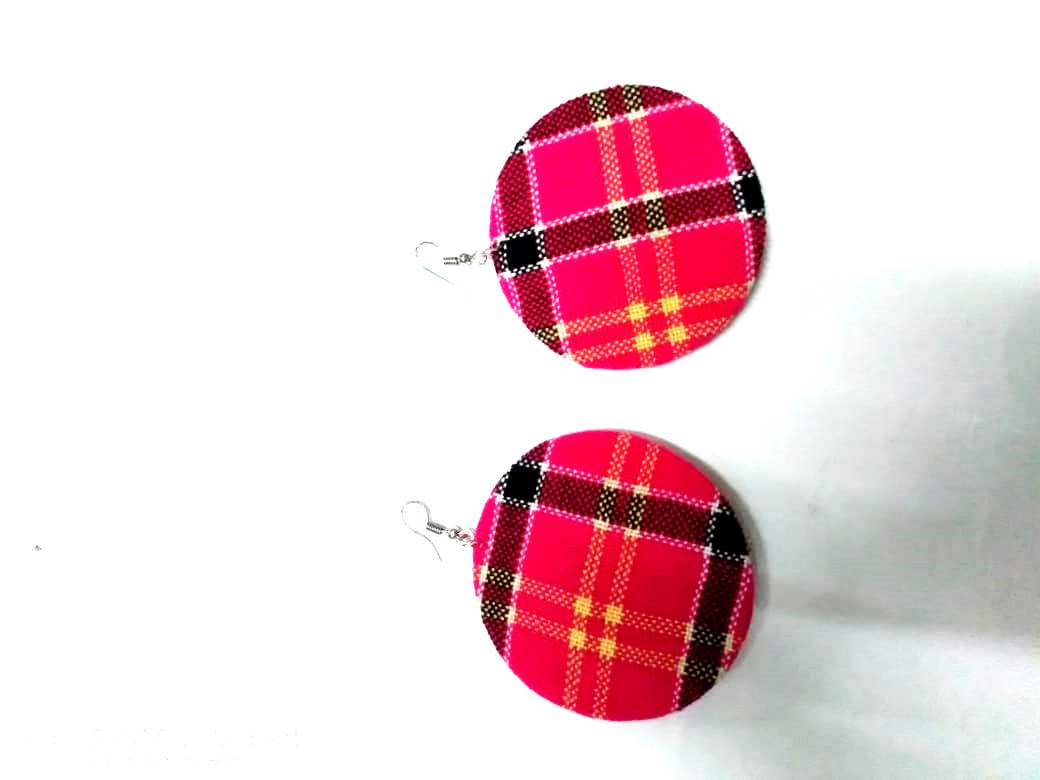 Maasai culture with these meticulously crafted Maasai cloth earrings for women, each pair a masterpiece of tradition and artistry.