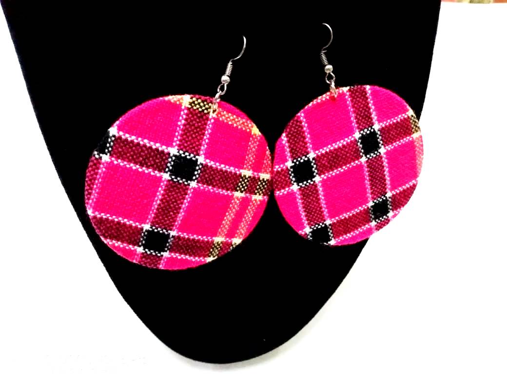 Maasai culture with these meticulously crafted Maasai cloth earrings for women, each pair a masterpiece of tradition and artistry.