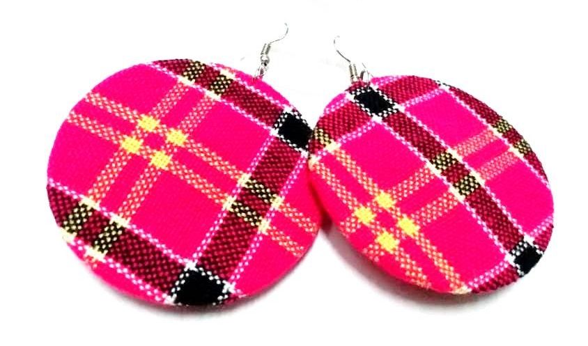 Maasai culture with these meticulously crafted Maasai cloth earrings for women, each pair a masterpiece of tradition and artistry.