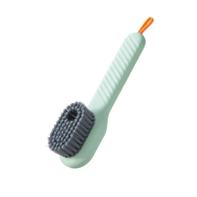 Cleaning Brush Automatic Liquid Discharge Soft Bristled Shoe Brush Long Handle Brush Household Cleaning Tool
