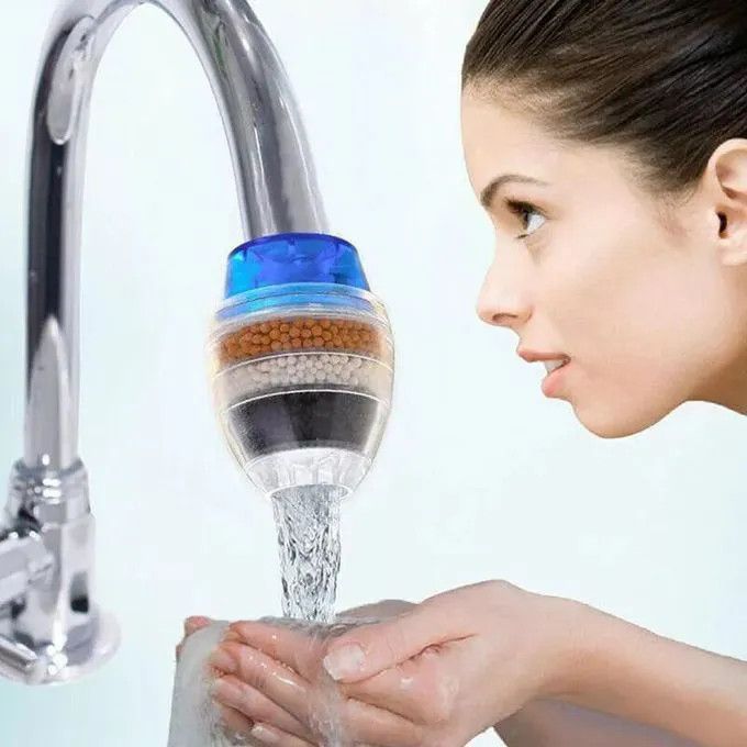 Kitchen Faucet Tap 5 Layers Activated Carbon Water Filter Purifier