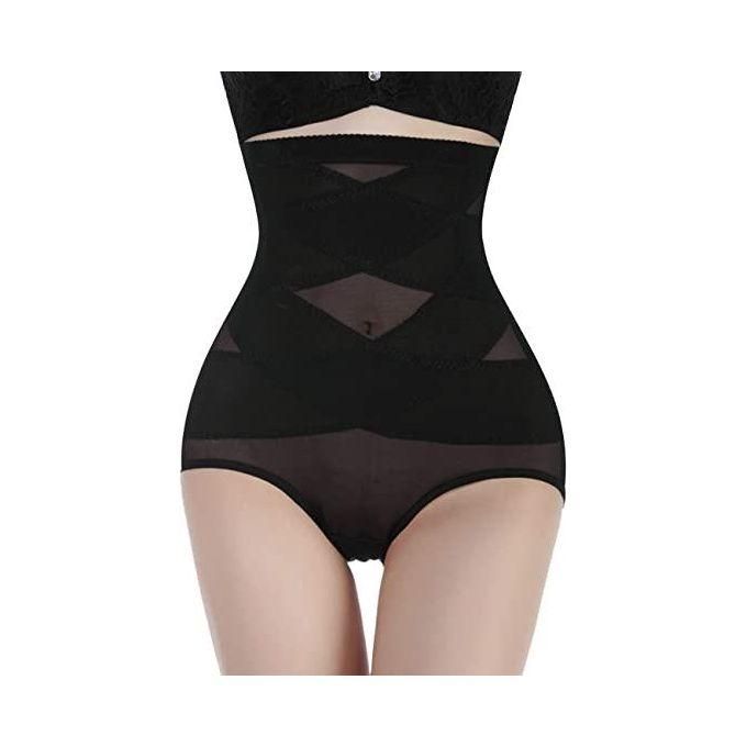 Women Bottom Lifter Shapewear Hi-Waist Double Tummy Control Panty Waist Trainer Body Shaper