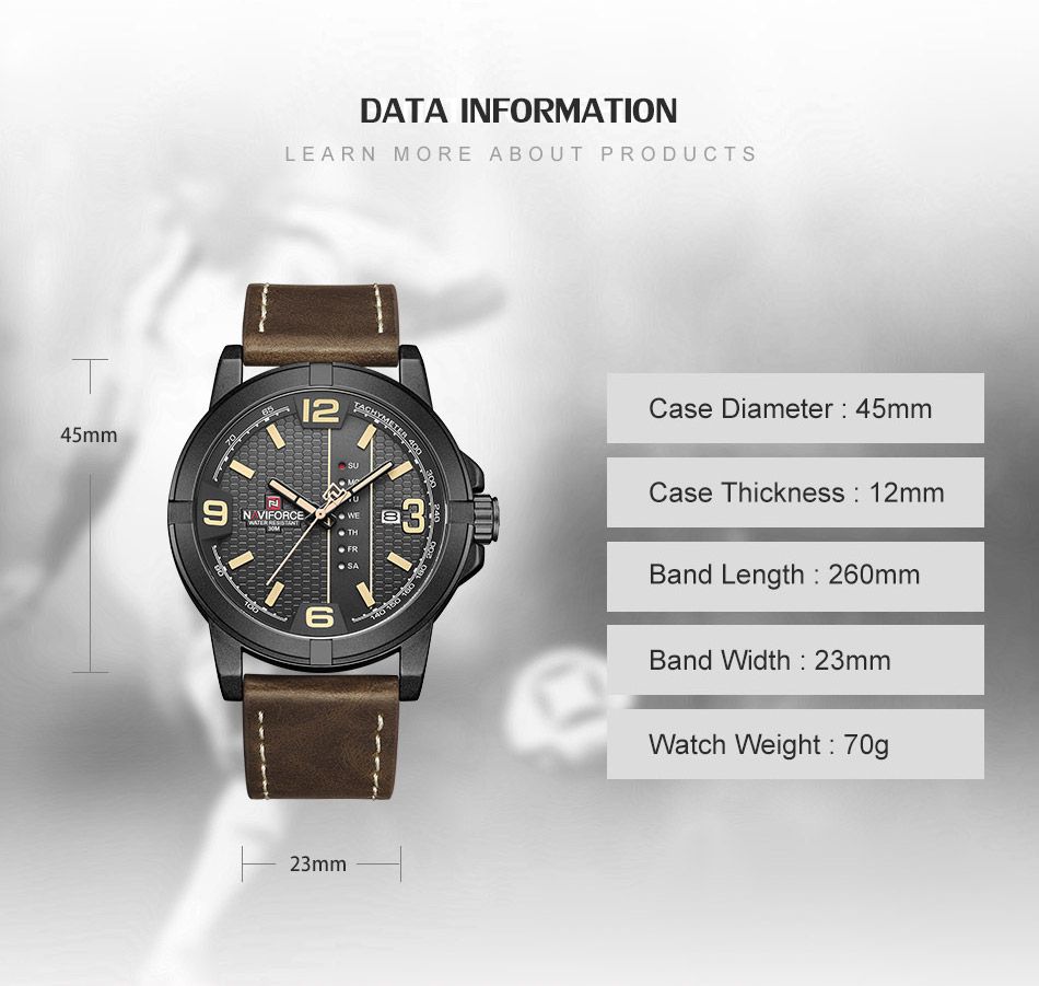 Executive Men Watch - Brown