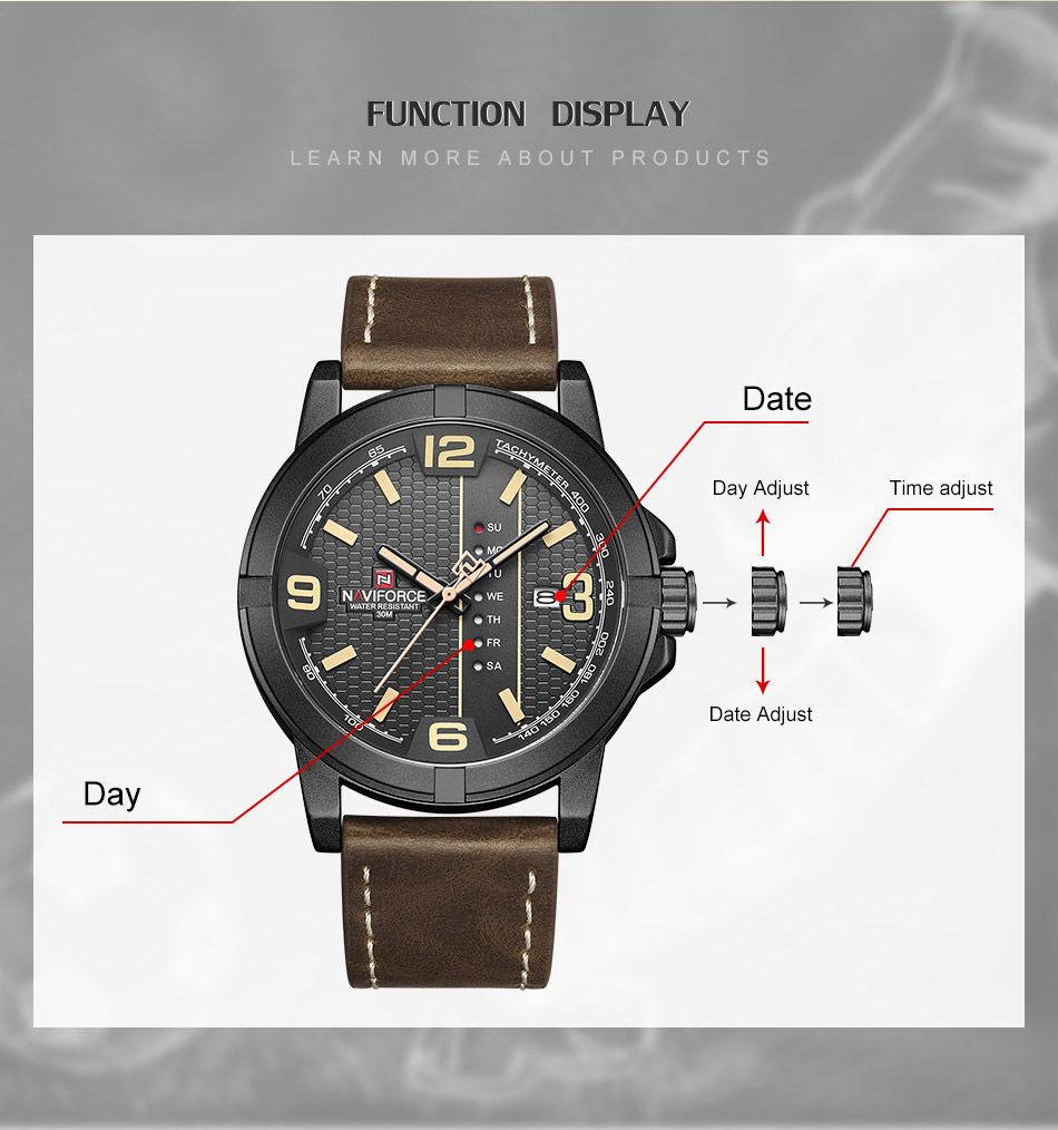 Executive Men Watch - Brown