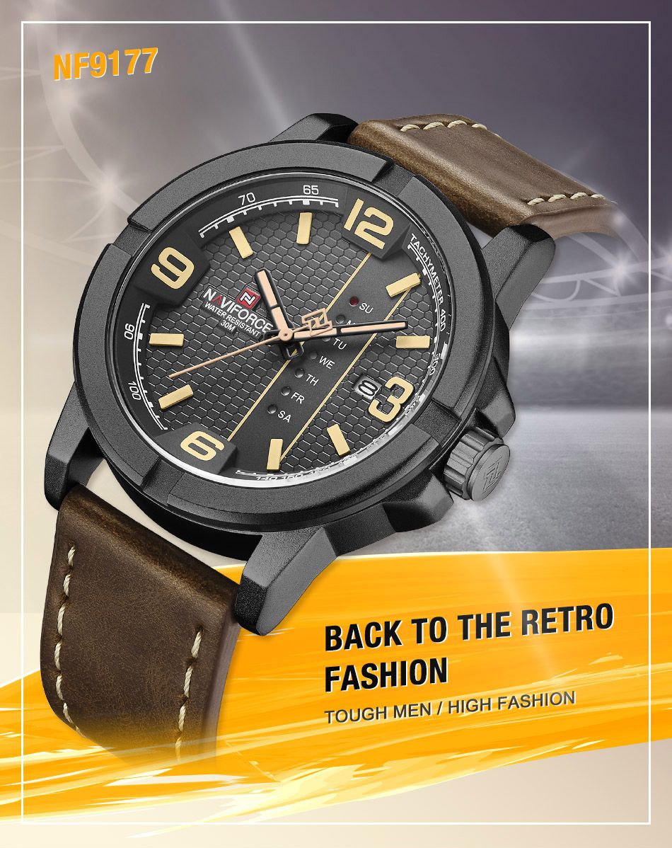 Executive Men Watch - Brown