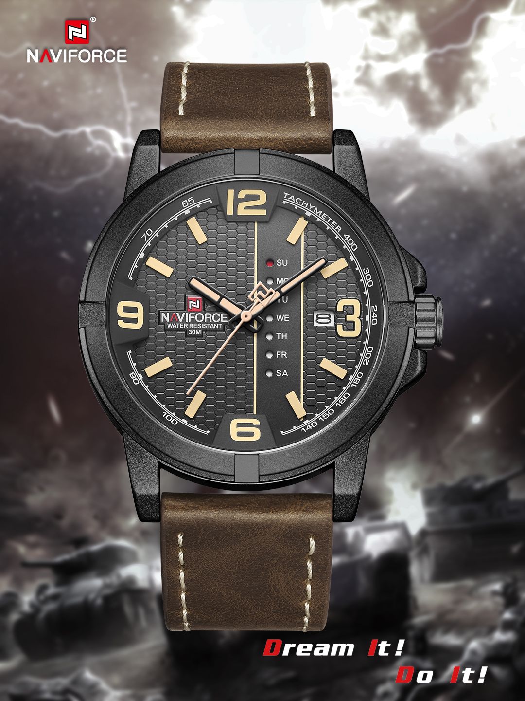 Executive Men Watch - Brown