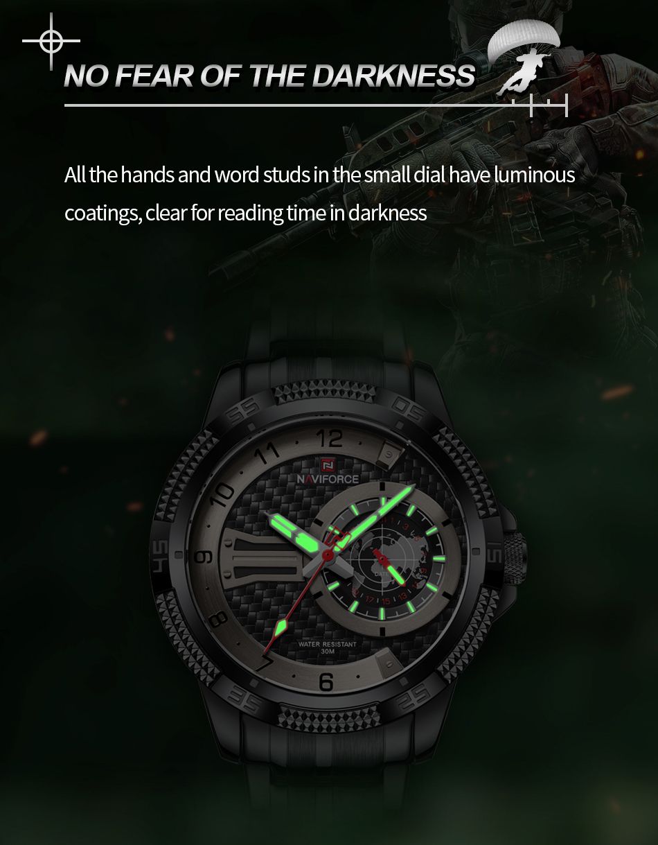 Chronograph Men Watch - Black