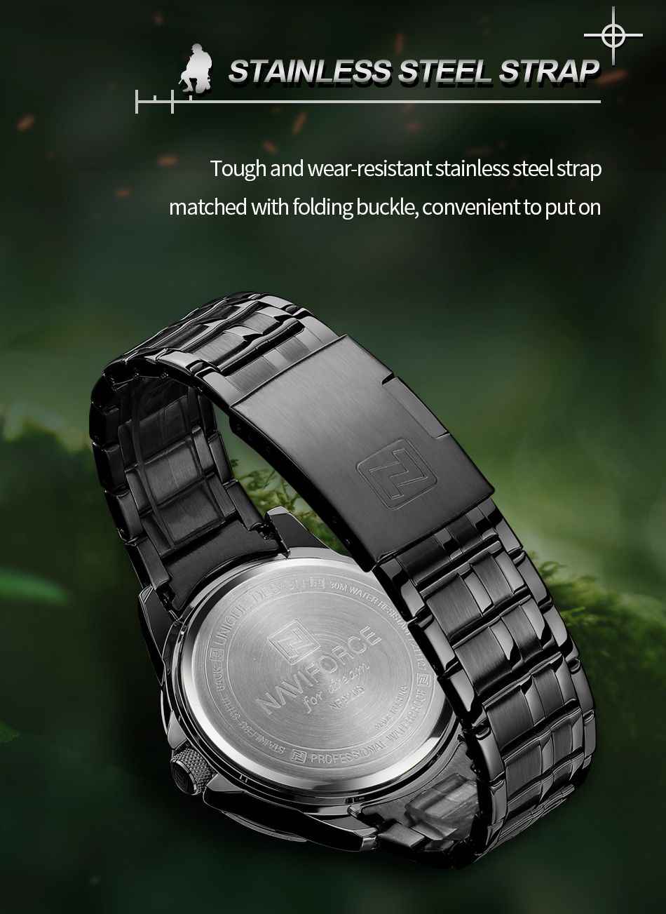 Chronograph Men Watch - Black