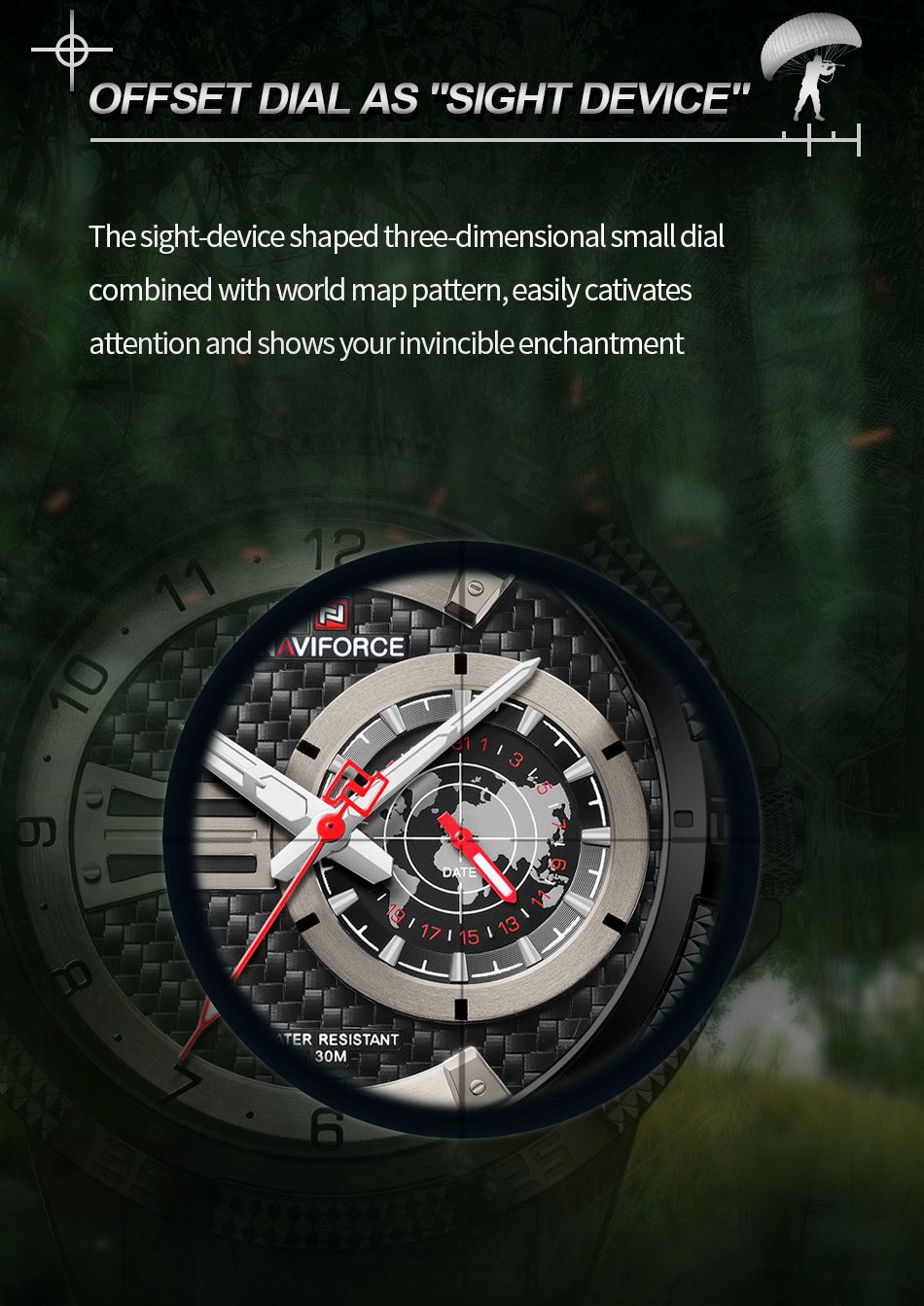 Chronograph Men Watch - Black