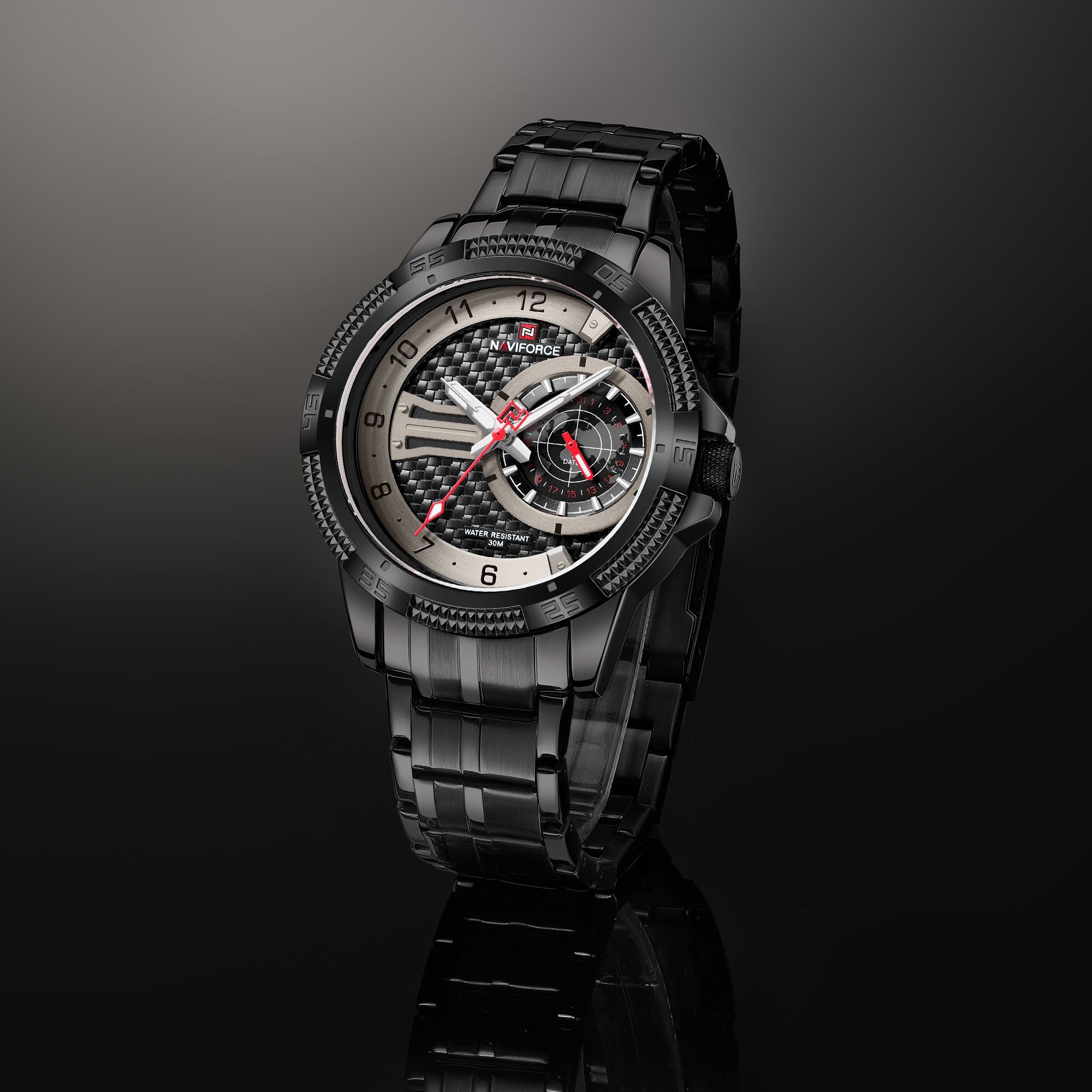 Chronograph Men Watch - Black