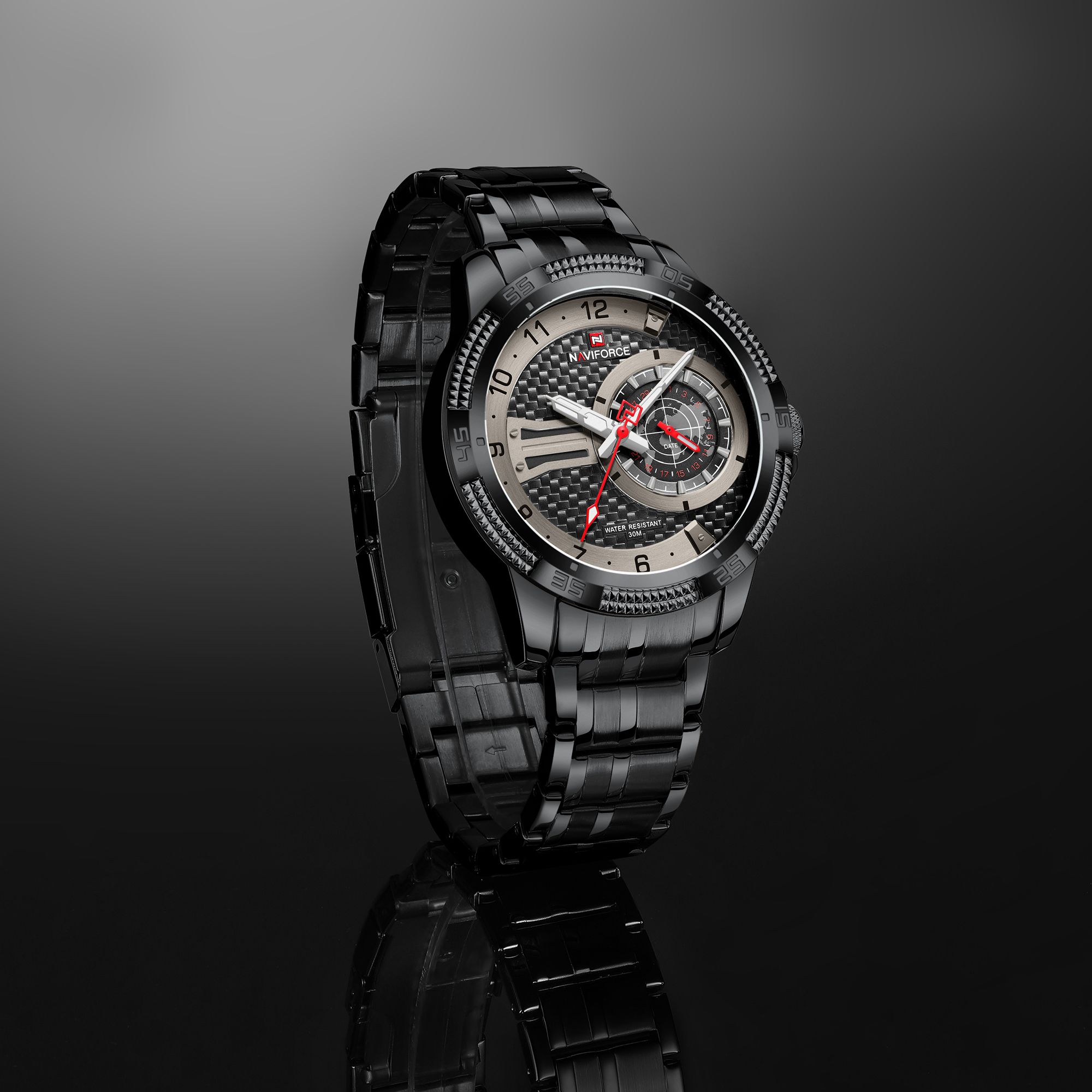 Chronograph Men Watch - Black