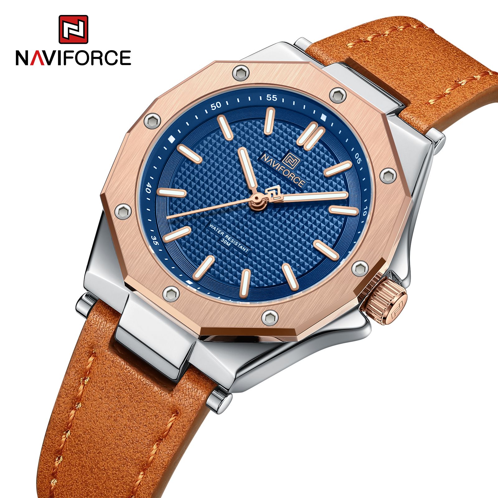 Brown Touch Wrist Watch