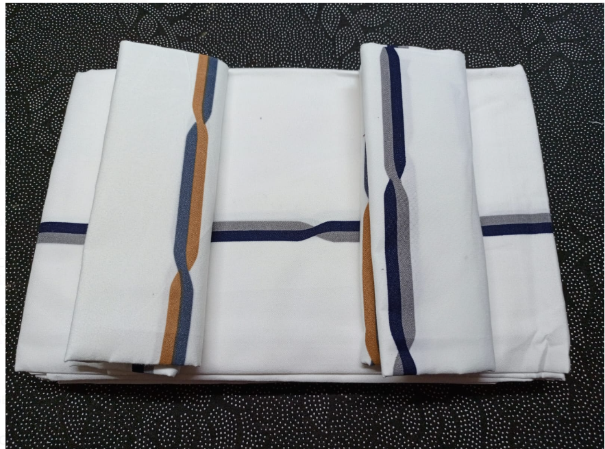 4 Pcs 6x6 Fashion Bedsheet Set  (2 Bedsheets & 2 Pillowcases)