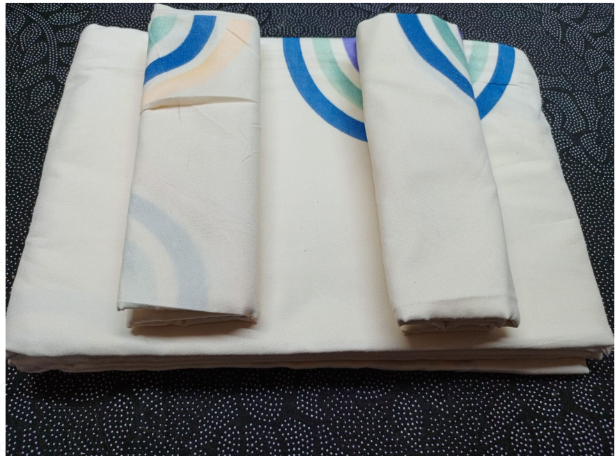 4 Pcs 6x6 Fashion Bedsheet Set  (2 Bedsheets & 2 Pillowcases)