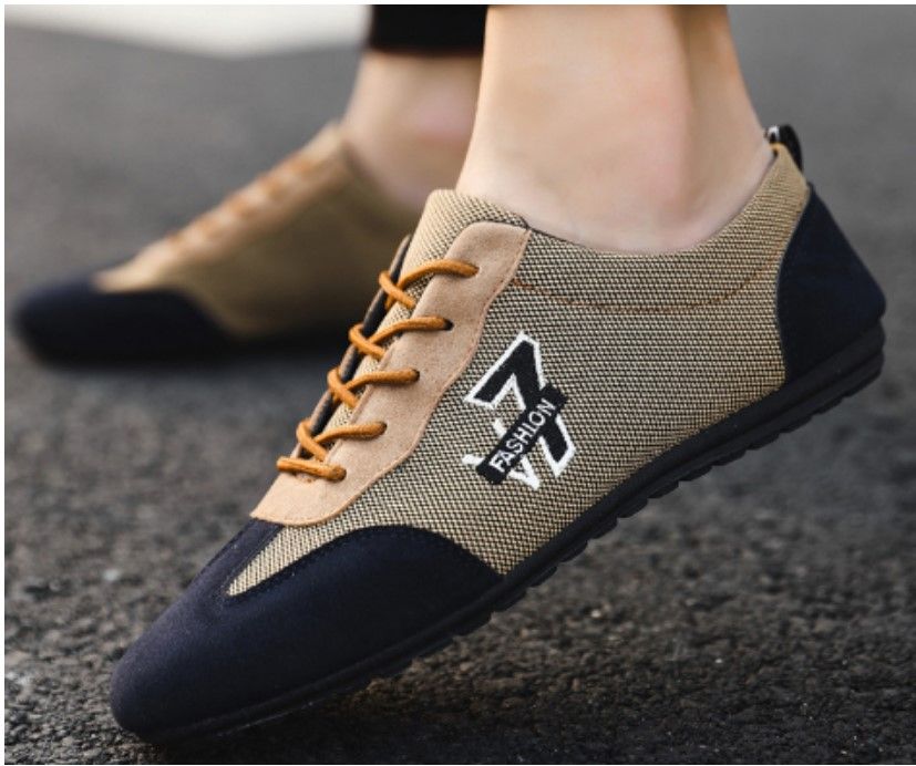 Men's Fashion Brown Men's Shoes Outdoor Comfortable Casual Shoes Fashion New Styles Slip On Boat Light Weight Driving Loafer Leisure Sneakers