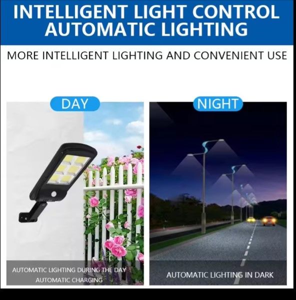 Hot sell Street Solar Led Light Waterproof Motion Sensor Lamp Large Solar Lamp Induction Garden Solar Lamp With Remote Control  For Garden Patio Path Yard Deco And Homestead Lighting