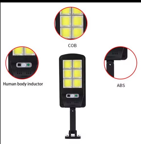 Hot sell Street Solar Led Light Waterproof Motion Sensor Lamp Large Solar Lamp Induction Garden Solar Lamp With Remote Control  For Garden Patio Path Yard Deco And Homestead Lighting