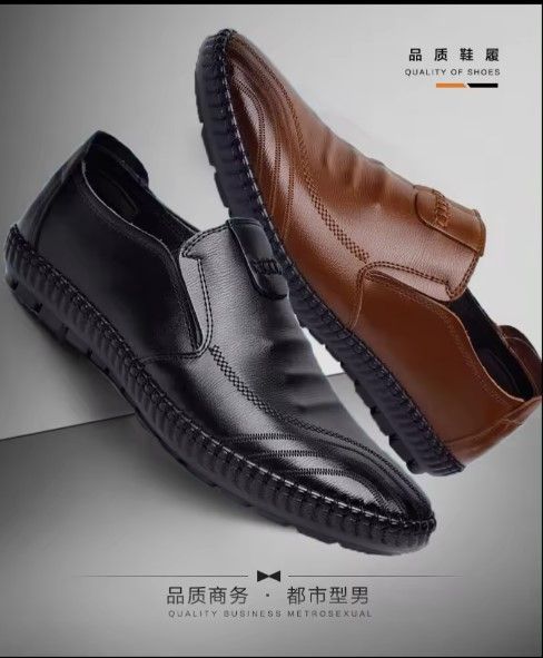 Step Into Comfort And Style With These Sleek, Versatile Black Men Loafers Fashion Men's Shoes Featuring Minimalist Design, Crafted From Durable Faux Leather With a Flexible Sole, Ensuring Comfort