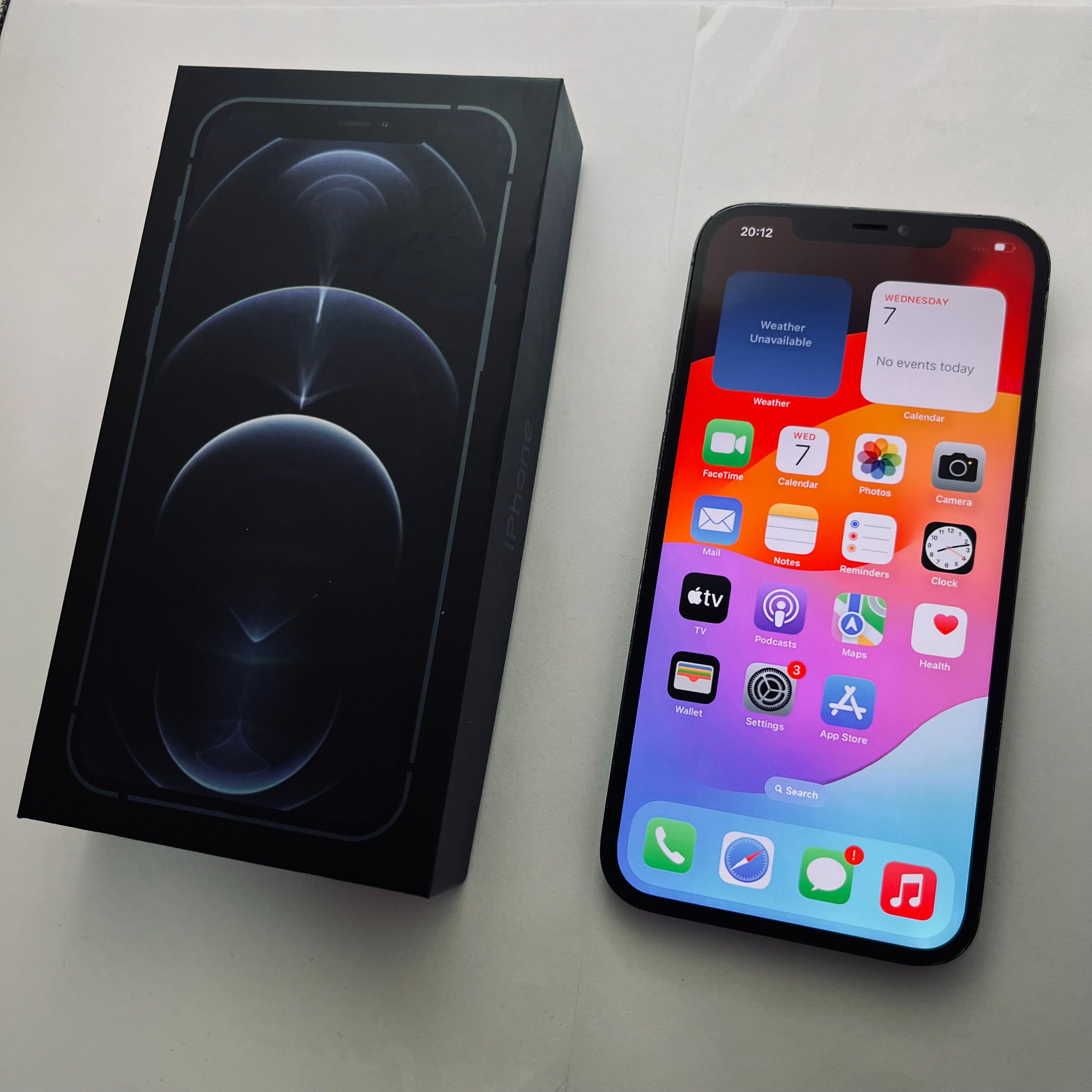 Refurbished Apple iPhone 12 Pro Max 6GB+128GB Unlocked Smart Phone