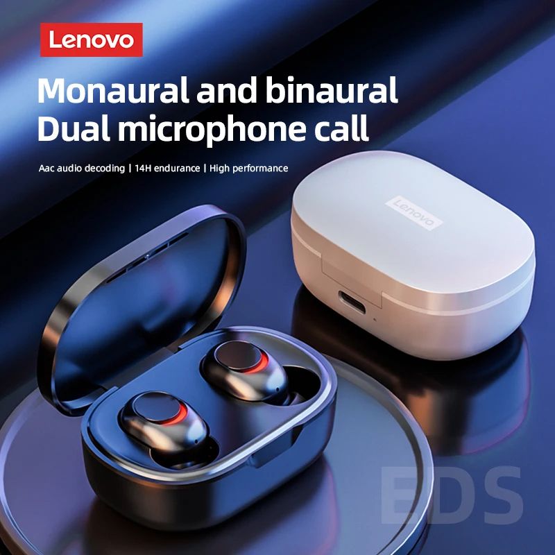 100% New Original Lenovo PD1X HiFi Music Earphone Wireless Bluetooth Earbuds With Mic Headphones Sports Waterproof Headset