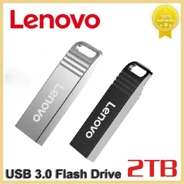Lenovo Pen Drive 2tb High Speed Flash Memory Metal Pendrive 1tb Flash Drive 512GB 256GB USB Memory Storage Device U Disk for PC