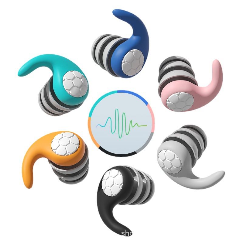 Sleep Noise Prevention Earplugs Snore Reducing Aids Swimming Earplugs Sleeping Ear Plugs Soft Silicone Waterproof Earbud ,Ear Plugs For Swim Sleep & Travel & Work Reusable Comfy