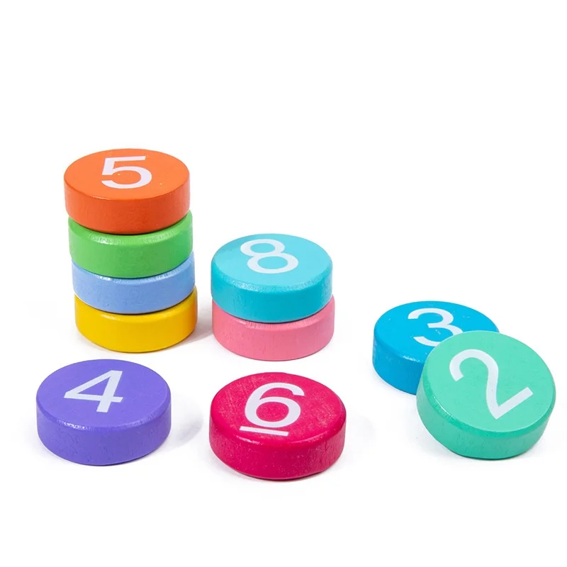 Kids Math Toys Arithmetic Card Matching Games Addition Subtraction Parish Early Educational Counting Toys for Kid