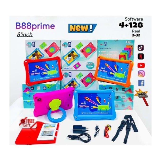 Bebe 3500mAh Big ROM 256GB+RAM 6GB 8inch KIDS STUDY TABLETS 5G With Simcard Slot