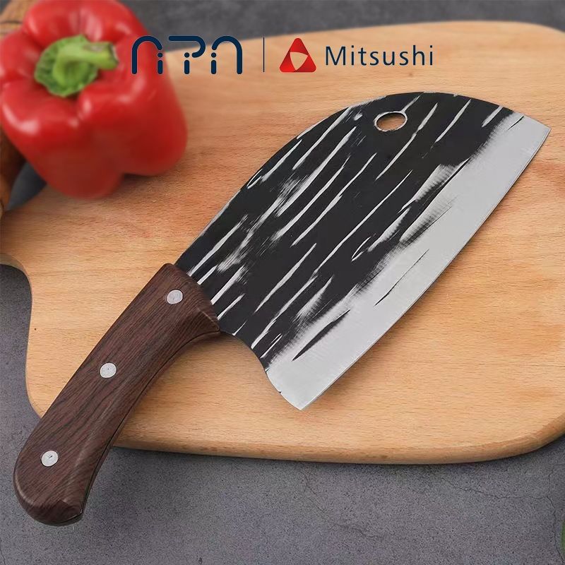 Nipiin Japanese Knife Kitchen Knife Traditional Handmade Chef's Chopper Cooking Knives Kitchen Tools