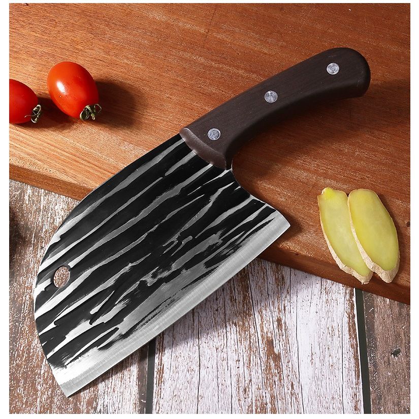 Nipiin Japanese Knife Kitchen Knife Traditional Handmade Chef's Chopper Cooking Knives Kitchen Tools