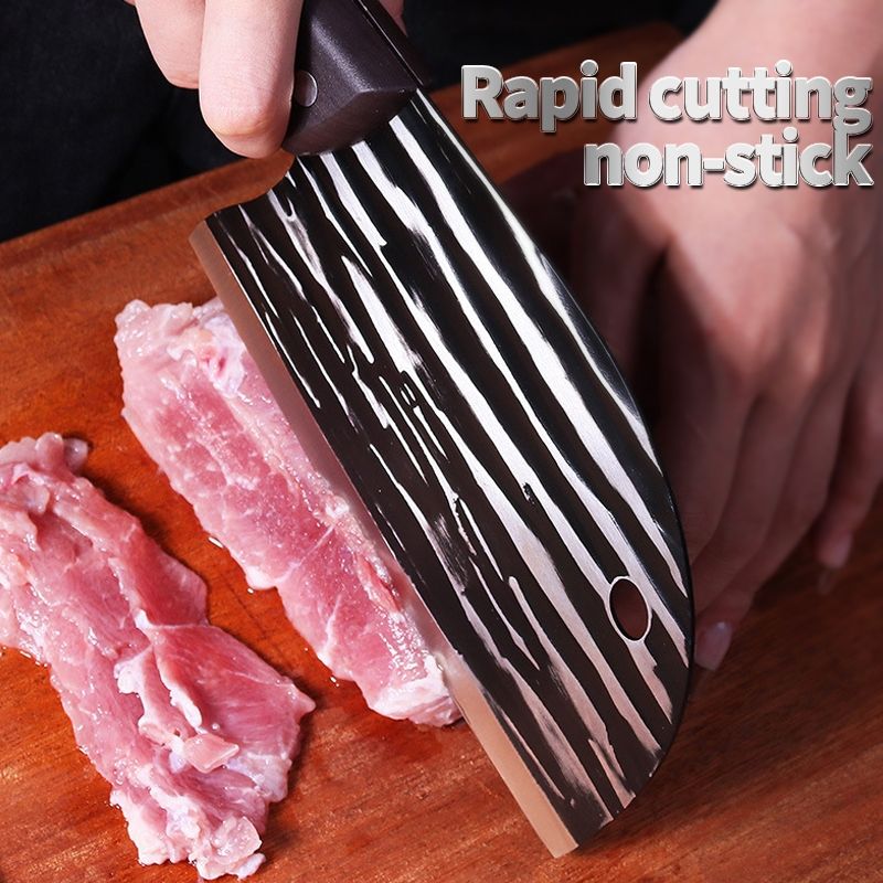 Nipiin Japanese Knife Kitchen Knife Traditional Handmade Chef's Chopper Cooking Knives Kitchen Tools
